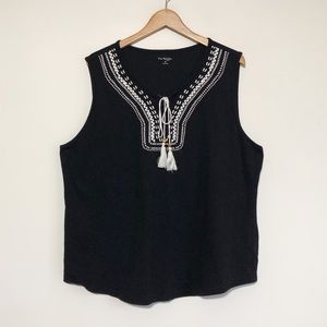 Kim Rogers Tie Neck Blouse